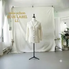mila schon ミラ・ショーン 襟付きカーディガン レースポケット LLのサムネイル