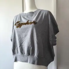 極美品　Munich ”Cypher”ロゴ刺繍Tシャツ　半袖カットソーのサムネイル