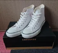 未使用 コンバース レザー オールスター ハイカットスニーカー 18615