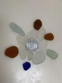 シーグラス ミックスカラー ハンドメイド素材