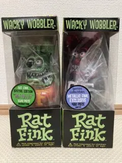 Rat Fink Wacky Wobbler 2体セット