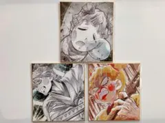 鬼滅の刃　遊郭編　複製ミニ色紙　03/12/14我妻善逸3枚セット