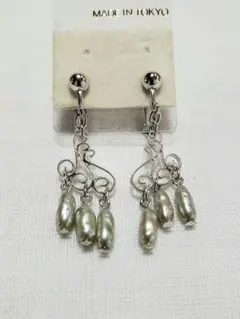 未使用 イヤリング S No13 ヴィンテージ レトロ