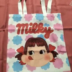 ミルキーペコちゃん柄 トートバッグ