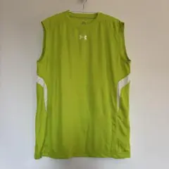 UNDER ARMOUR メンズ　タンクトップ　蛍光グリーン　MD