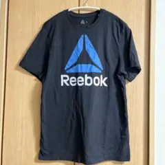 Reebok ロゴ Tシャツ 黒　メンズL