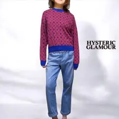 新品・タグ付✨ヒステリックグラマー MONOGRAM柄 ショートスウェット 総柄