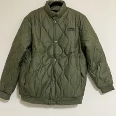 キルティングジャケット　ダウン　カーキ　Lサイズ　メンズ　新品未使用　秋冬