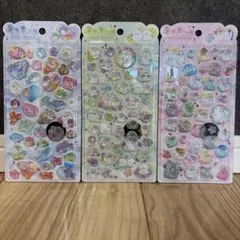 【正規品】 うるちゅるポップシール　シマエナガ　海の生き物　オバケーヌ