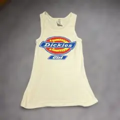 Dickies Girl タンクトップ ディッキーズ ガール ホワイト USA製