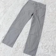 【c3494】UNIQLO スリムフィットチノパン　グレー