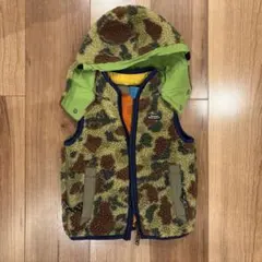 デニムダンガリー　リバーシブルベスト90㎝のサムネイル