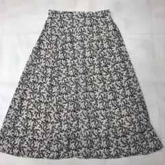 HK WORKS LONDON ボタニカル柄 ロングスカート フレアスカートのサムネイル