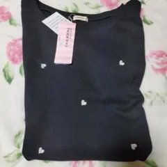 noannu ハート刺繍 Tシャツ 5Lサイズ
