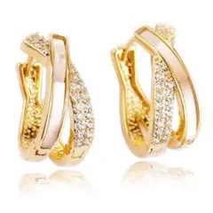 ピアス レディース 人気 金属アレルギー対応 リング ピアス18金 k18★