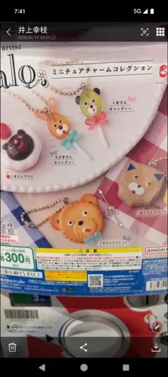 food artist valo ミニチュアチャームコレクションセット