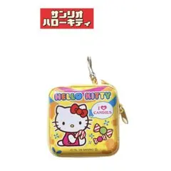 【サンリオ】ハローキティ　ファスナーカンケース（イエロー）