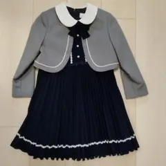 ✨子供用セレモニースーツ✨　プリーツスカート、ジャケットセット115cm