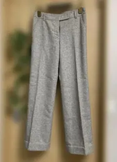 ライトグレー ワイドパンツ NATURAL BEAUTY BASIC