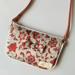 アンティーク帯リメイク ♢﻿ ショルダーバッグ 花柄 ポシェットのサムネイル