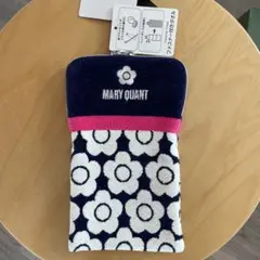 MARY QUANT ファスナー付きタオルハンカチ