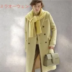 希少カラー‼️ヘリンボーンチェスターコートミラオーウェンMilaOwen サイズ1
