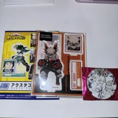 ヒロアカ 爆豪勝己 アクスタ 缶バッチ