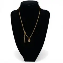 ニナリッチ ネックレス ゴールド ロゴ ストーン 上品 エレガント ヴィンテージ