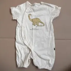 futafuta 男の子 恐竜プリントロンパース 50-70