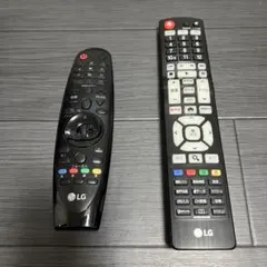 か*ず様 LGマジックリモコン とテレビリモコンのサムネイル