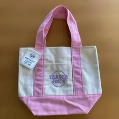 【TRADERJOE’S】トレーダージョーズ ミニトートバッグ ピンク新品タグ付