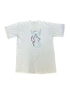 OBEY オベイ レアアイテム 天使プリント ホワイト Tシャツ Lサイズ 