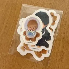 スウィート付録　モンチッチステッカー3点セット