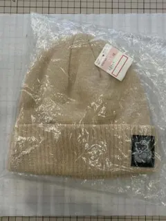 新品未使用☆ハローキティ ニット帽 ベージュ