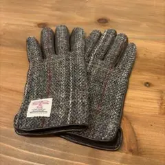 Harris Tweed ハリスツイード 手袋 グローブ グレーのサムネイル