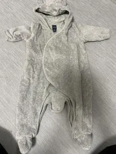 babyGap フード付きロンパース グレー