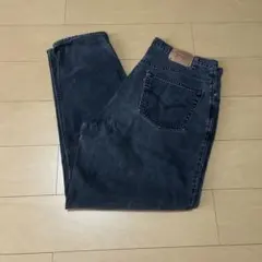 ビンテージ90s 00sリーバイス560サルファブラックデニムパンツ黒 後