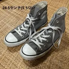 CONVERSE ハイカットスニーカー グレー　NEXTAR 5 1/2のサムネイル