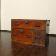 時代箪笥4杯　小箪笥　黒箪笥　古民家 時代箪笥4杯 小箪笥 黒箪笥 古民家 時代箪笥4杯 小箪笥