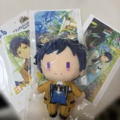 あんスタ伏見弓弦5周年グッズセット（コスマス、ポストカード、ビジュアルステッカー