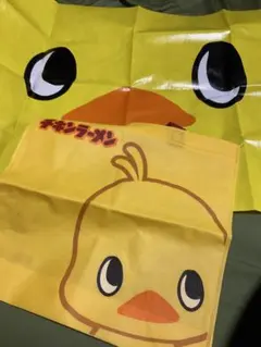 チキンラーメン　ひよこちゃん　不織布バック&レジャーシートセット