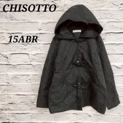CHISOTTO 【15ABR】 大きいサイズ フード付きキルティングジャケット