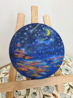 『When the Stars Meet the Sunset』/原画 油彩