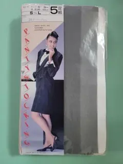 パンティストッキング 5足組 シルバーグレー S〜L