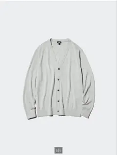 UNIQLO Vネックカーディガン グレーのサムネイル