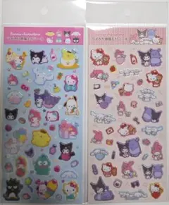文房具整理の為 サンリオキャラクター シール まとめ売り