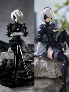 ニーアオートマタ　ちょこのせプレミアムフィギュア　ぬーどるストッパー　2B