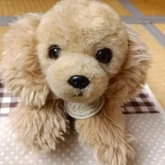 Classic 犬のぬいぐるみ ベージュ