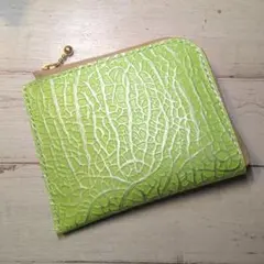 本革 メロン L字ウォレット コンパクト財布 No.792 レザークラフト