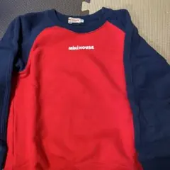 MIKI HOUSE 赤紺 トレーナー 110cm